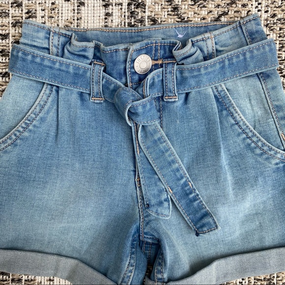 NWOT Justice Girls Paperbag Shorts Size 7 Slim - Picture 4 of 4